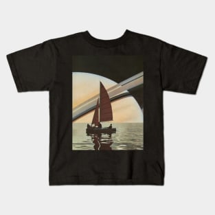 Sailing to Saturn Kids T-Shirt